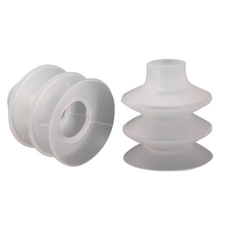 Fipa Bellows vacuum cup diam. 42 mm, Silicone transparent 21.042.155.2